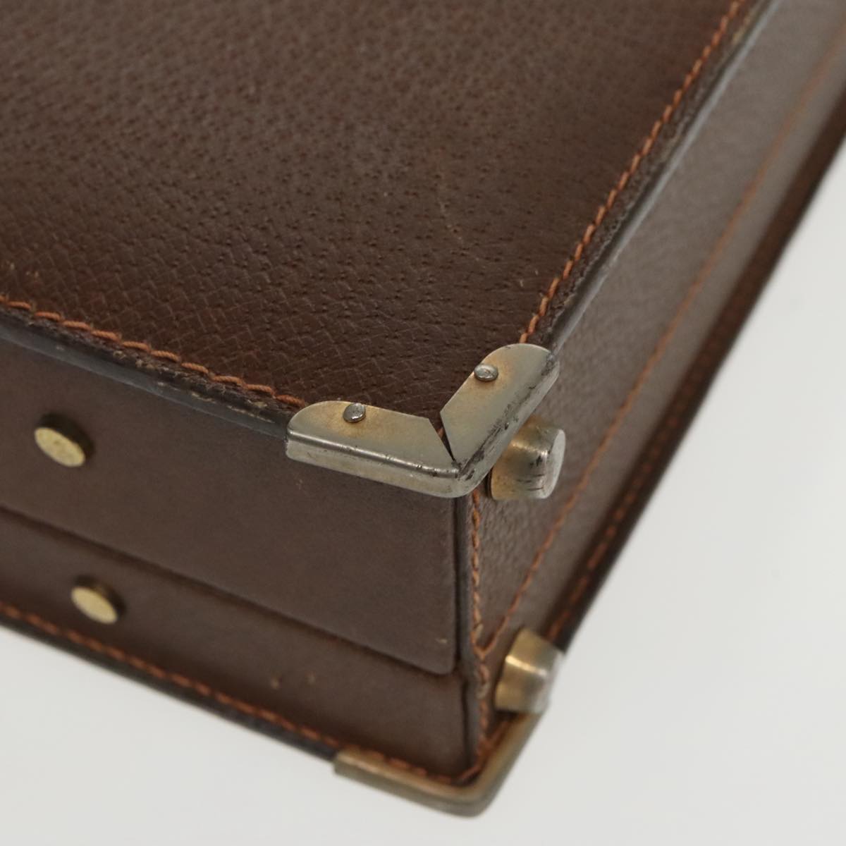 Gucci Brown Leather Travel Bag ()