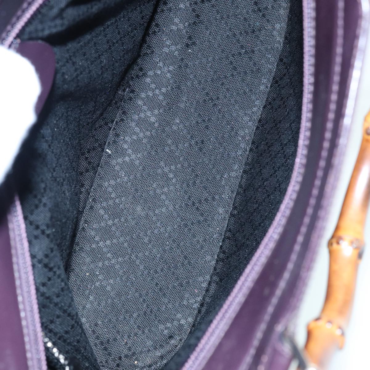 Gucci Bamboo Black Canvas Shoulder Bag ()