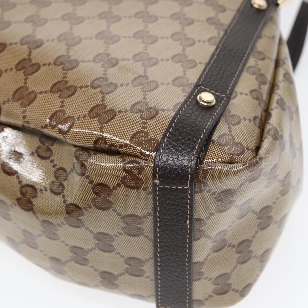 Gucci Abbey Beige Canvas Tote Bag ()