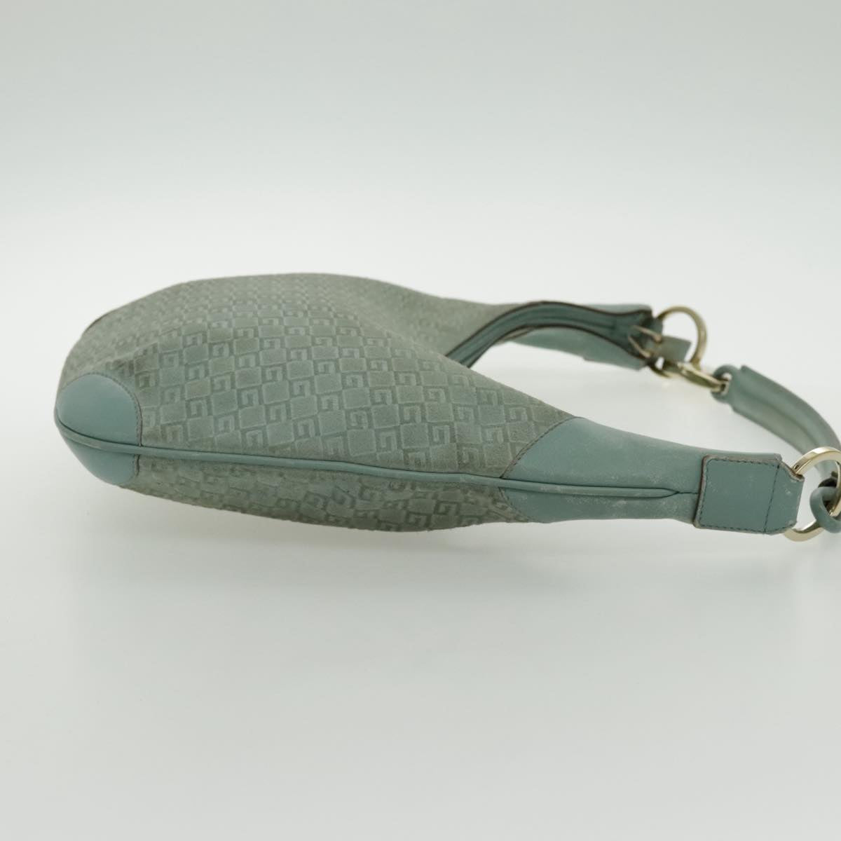 Gucci Hobo Blue Suede Shoulder Bag ()