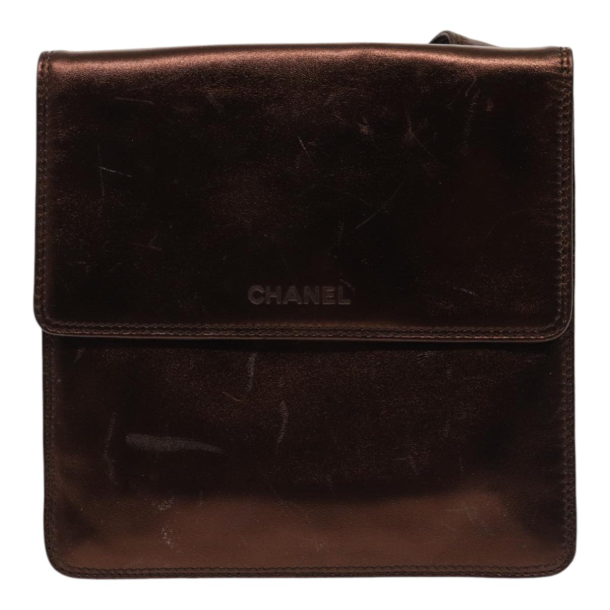 Chanel Brown Leather Shoulder Bag ()