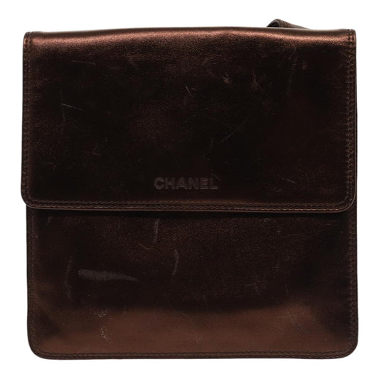 Chanel Brown Leather Shoulder Bag ()