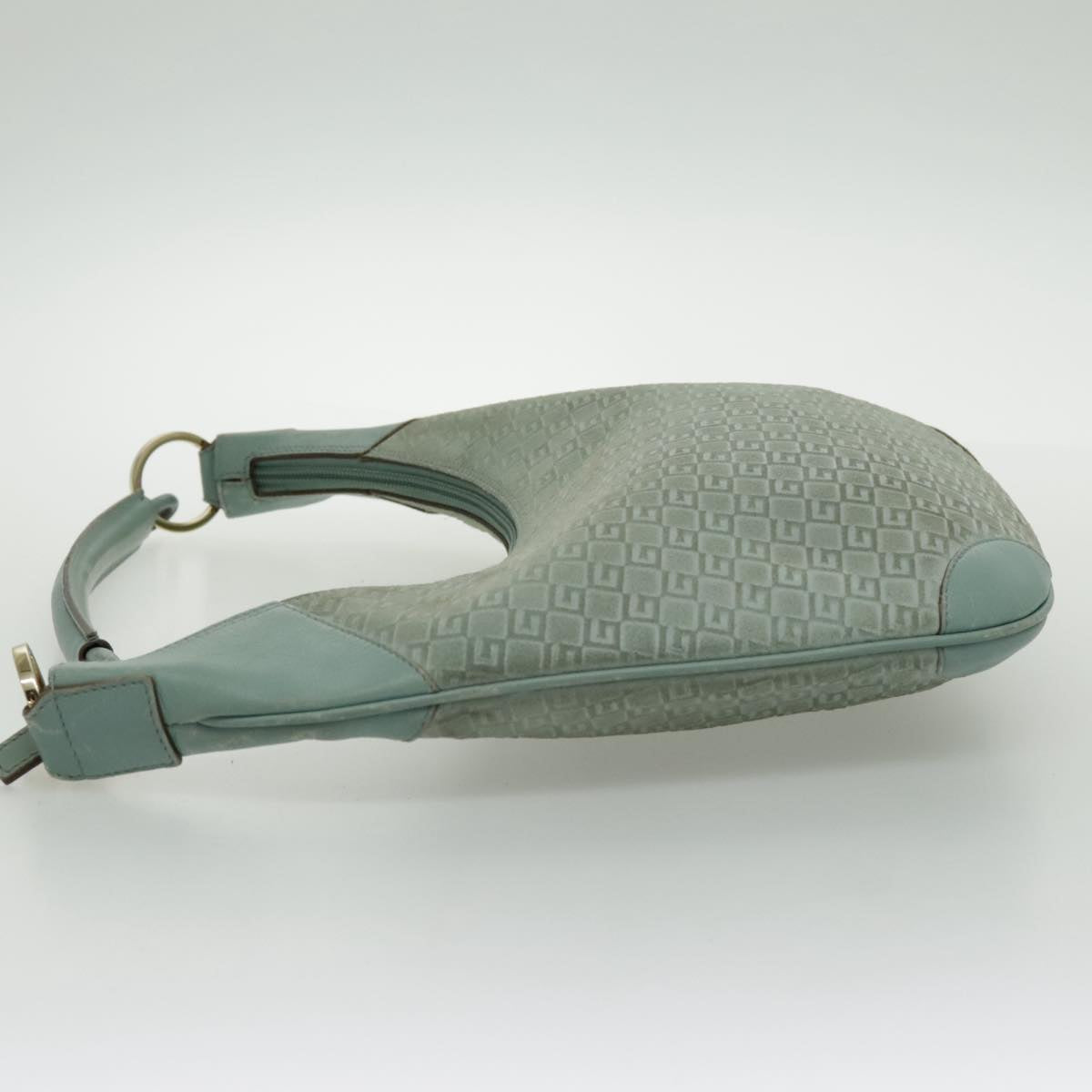 Gucci Hobo Blue Suede Shoulder Bag ()