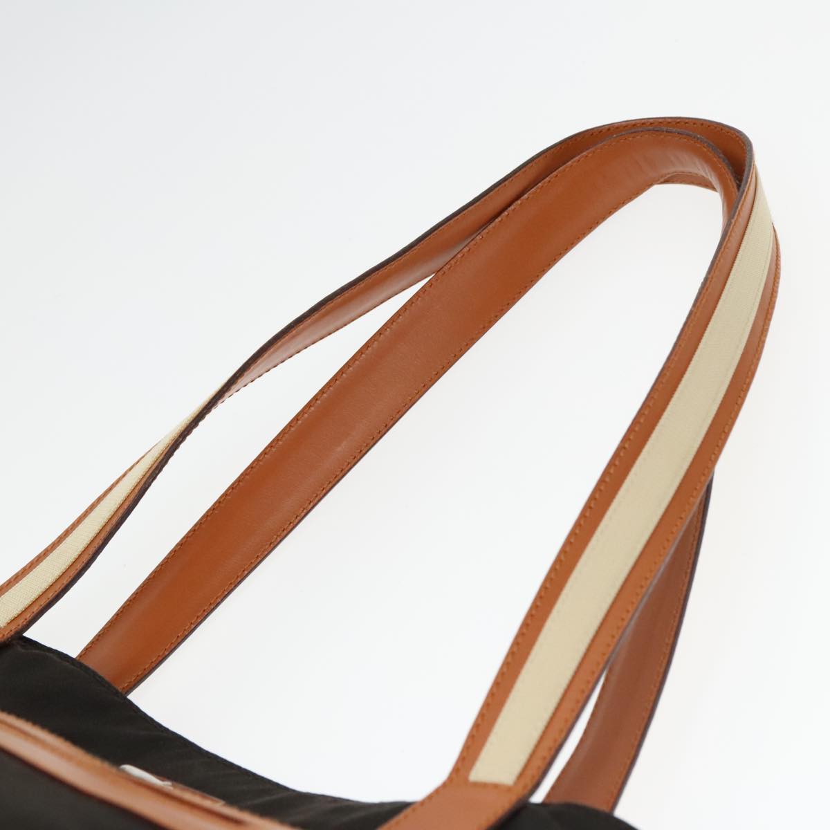 Gucci Khaki Canvas Tote Bag ()