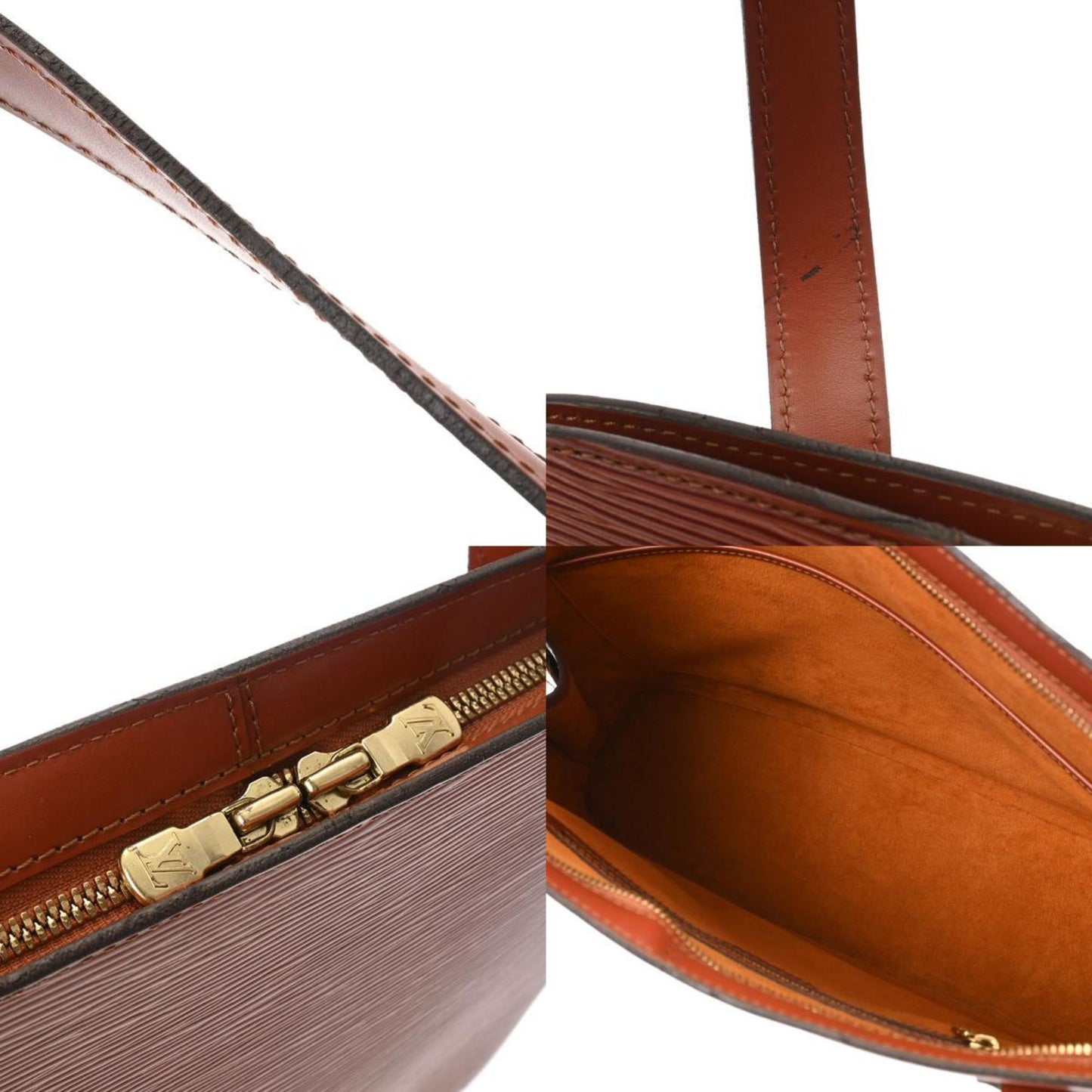 Louis Vuitton Lussac  Leather Shoulder Bag ()