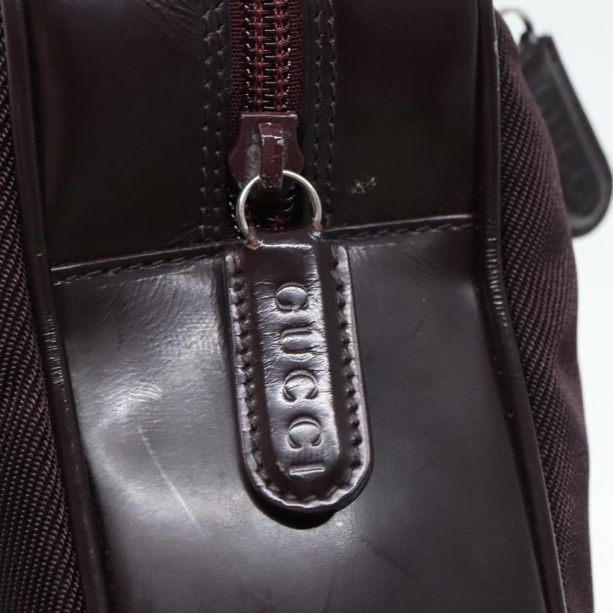 Gucci Bamboo Brown Synthetic Handbag ()