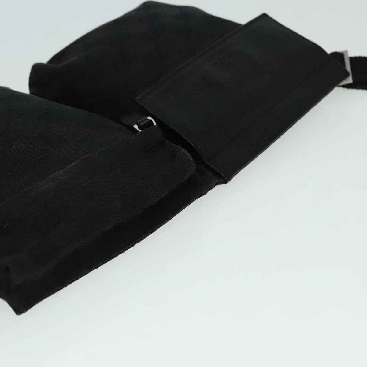 Gucci Black Canvas Shoulder Bag ()