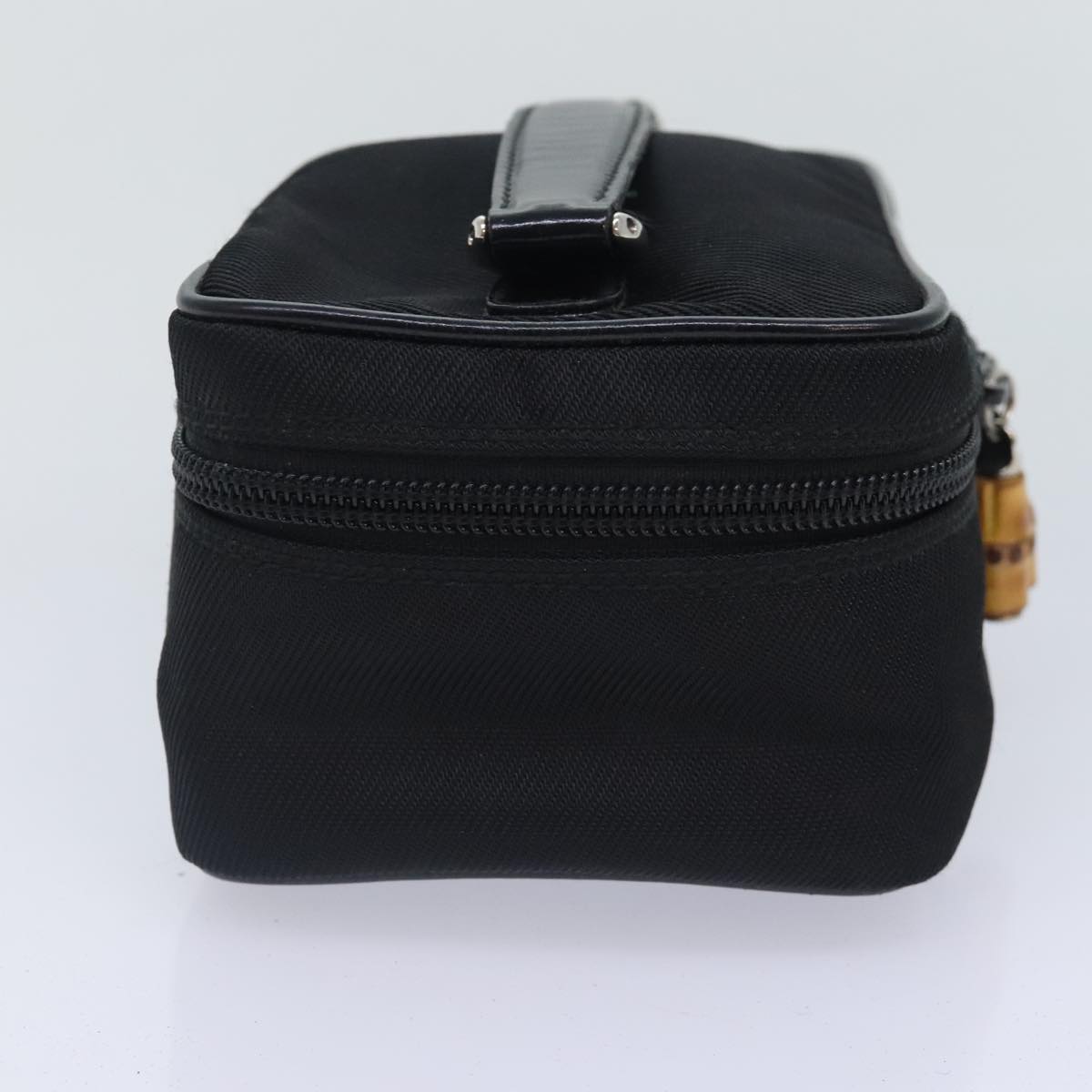 Gucci Bamboo Black Canvas Clutch Bag ()