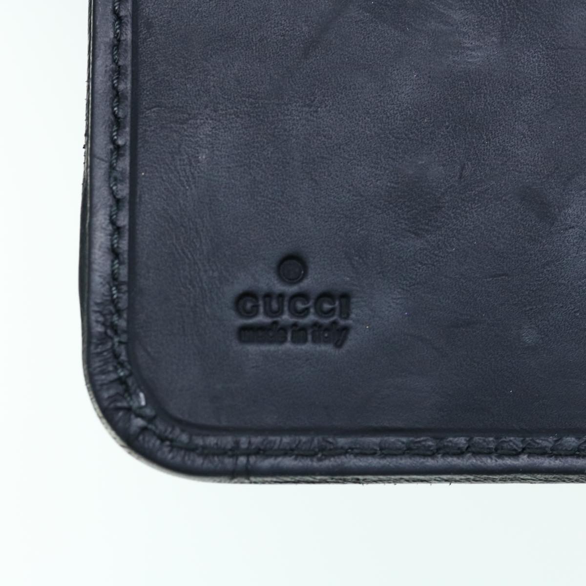 Gucci Guccissima Black Canvas Wallet  ()
