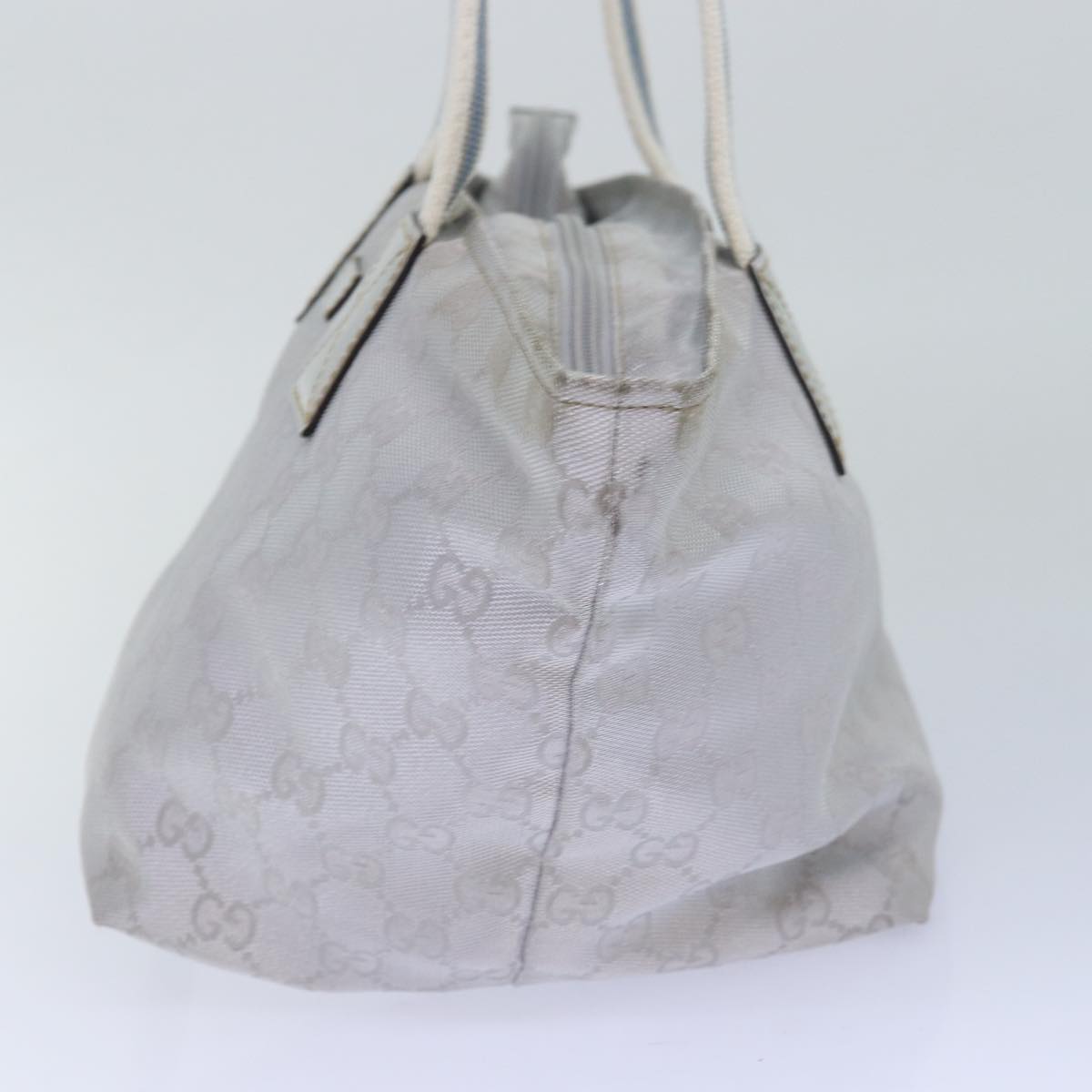 Gucci Gg Canvas Silver Canvas Tote Bag ()