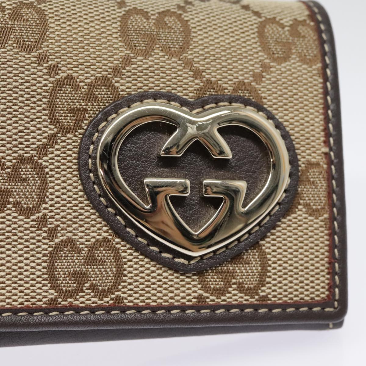 Gucci Gg Marmont Beige Canvas Wallet  ()