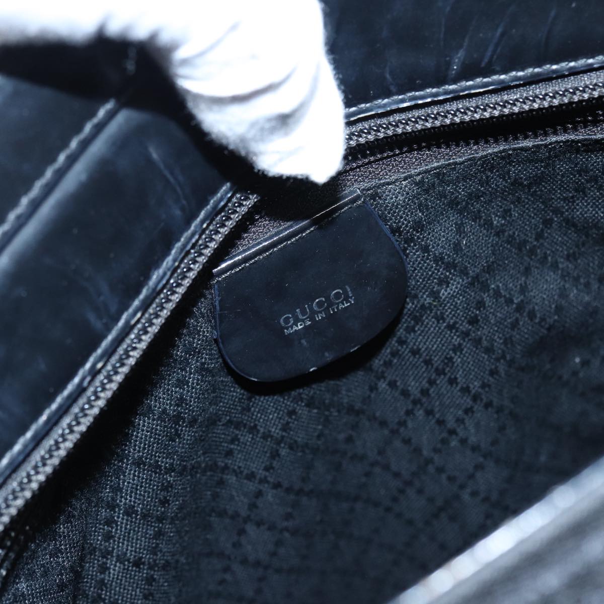 Gucci Bamboo Black Synthetic Shoulder Bag ()