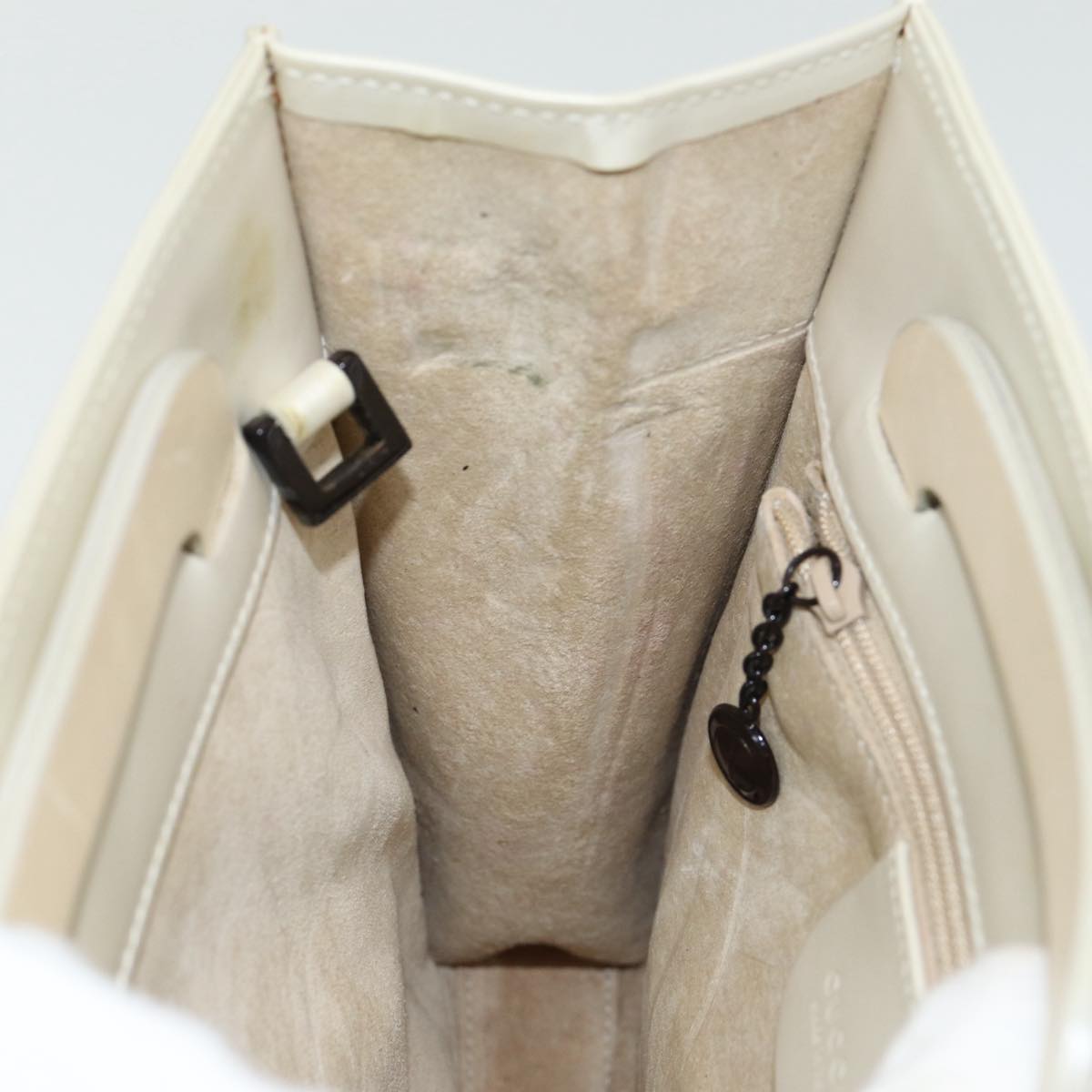 Gucci Jackie White Leather Handbag ()