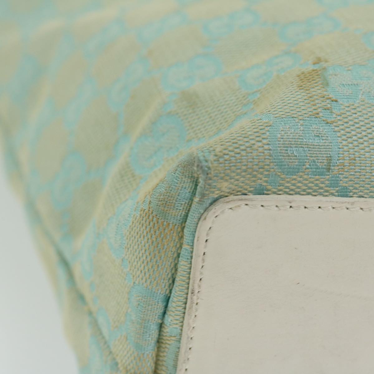 Gucci Gg Canvas Blue Canvas Handbag ()