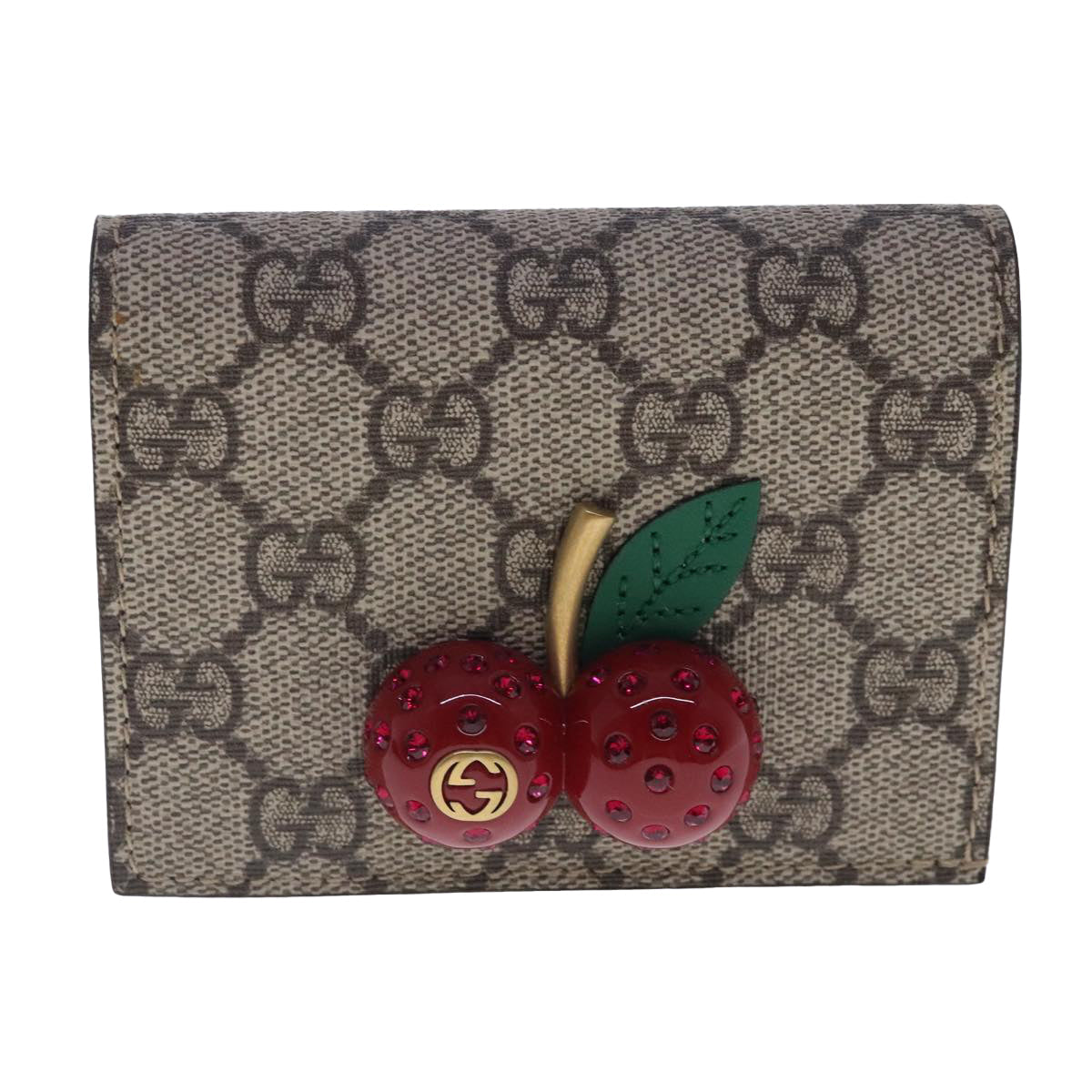 Gucci Beige Canvas Wallet  ()