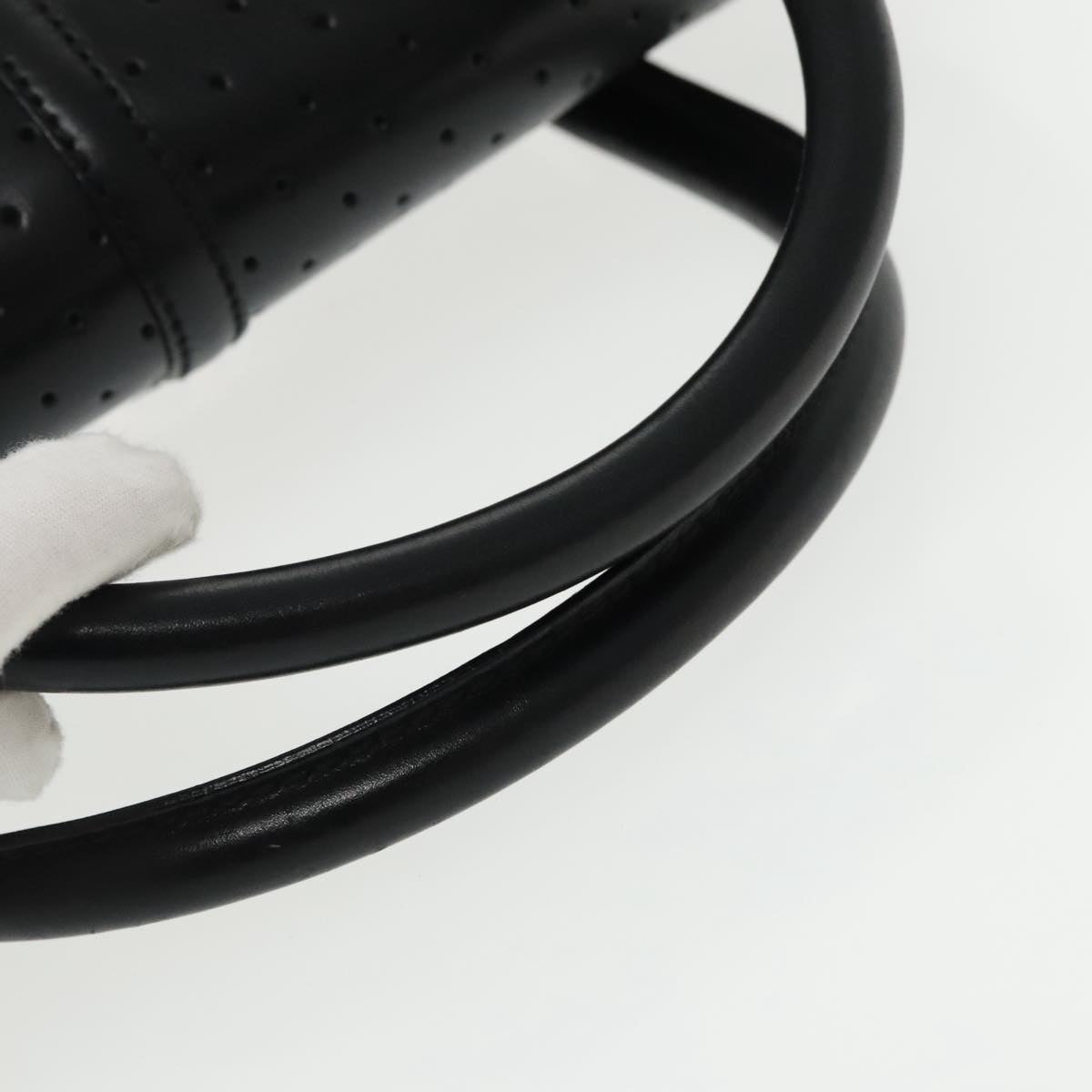 Gucci Interlocking Black Leather Handbag ()