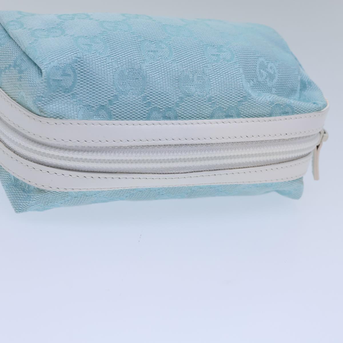 Gucci Gg Canvas Blue Canvas Clutch Bag ()