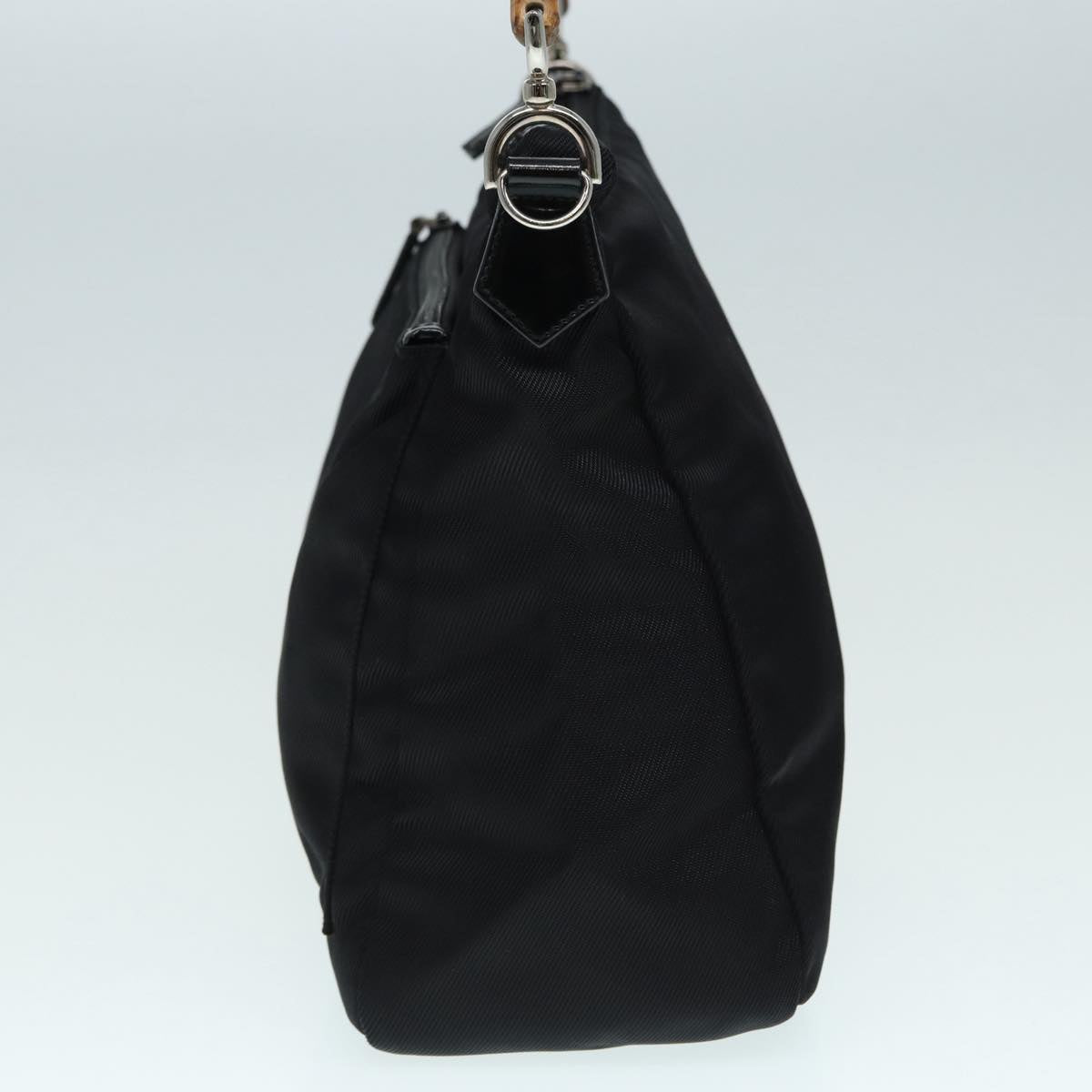 Gucci Bamboo Black Synthetic Handbag ()