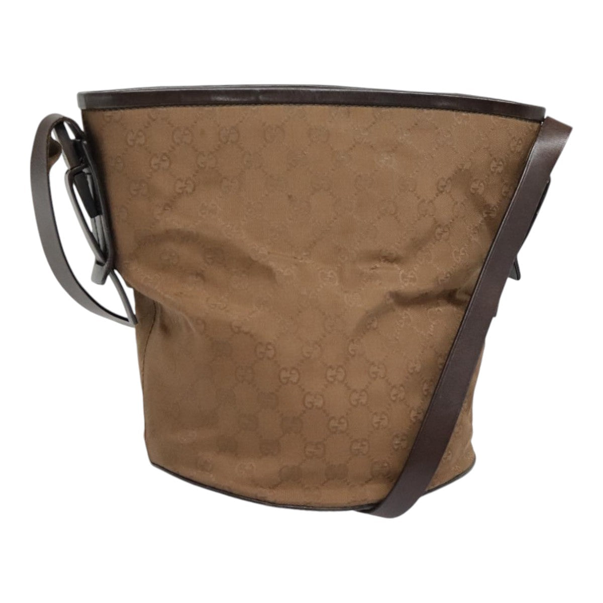 Gucci Brown Canvas Shoulder Bag ()