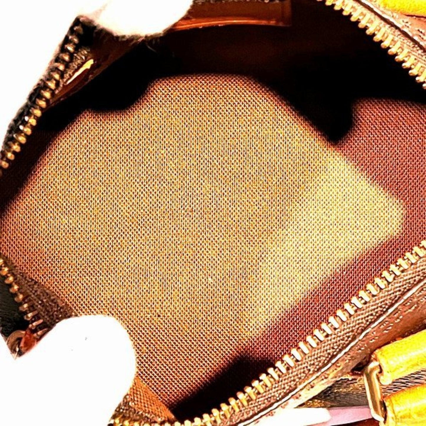 Louis Vuitton Nano Speedy  Canvas Handbag ()