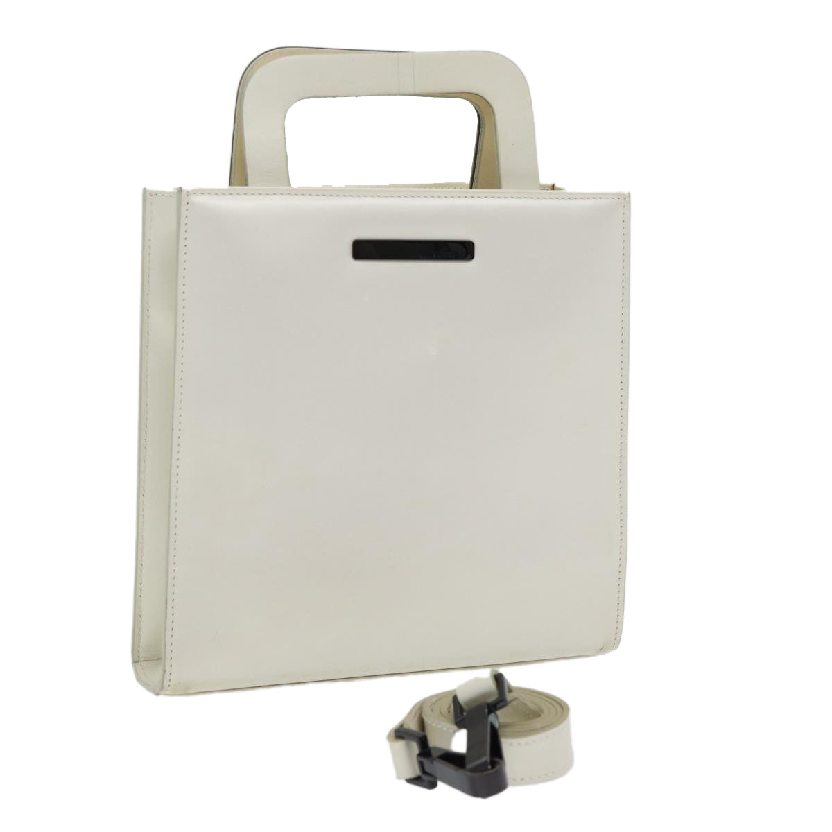 Gucci Jackie White Leather Handbag ()