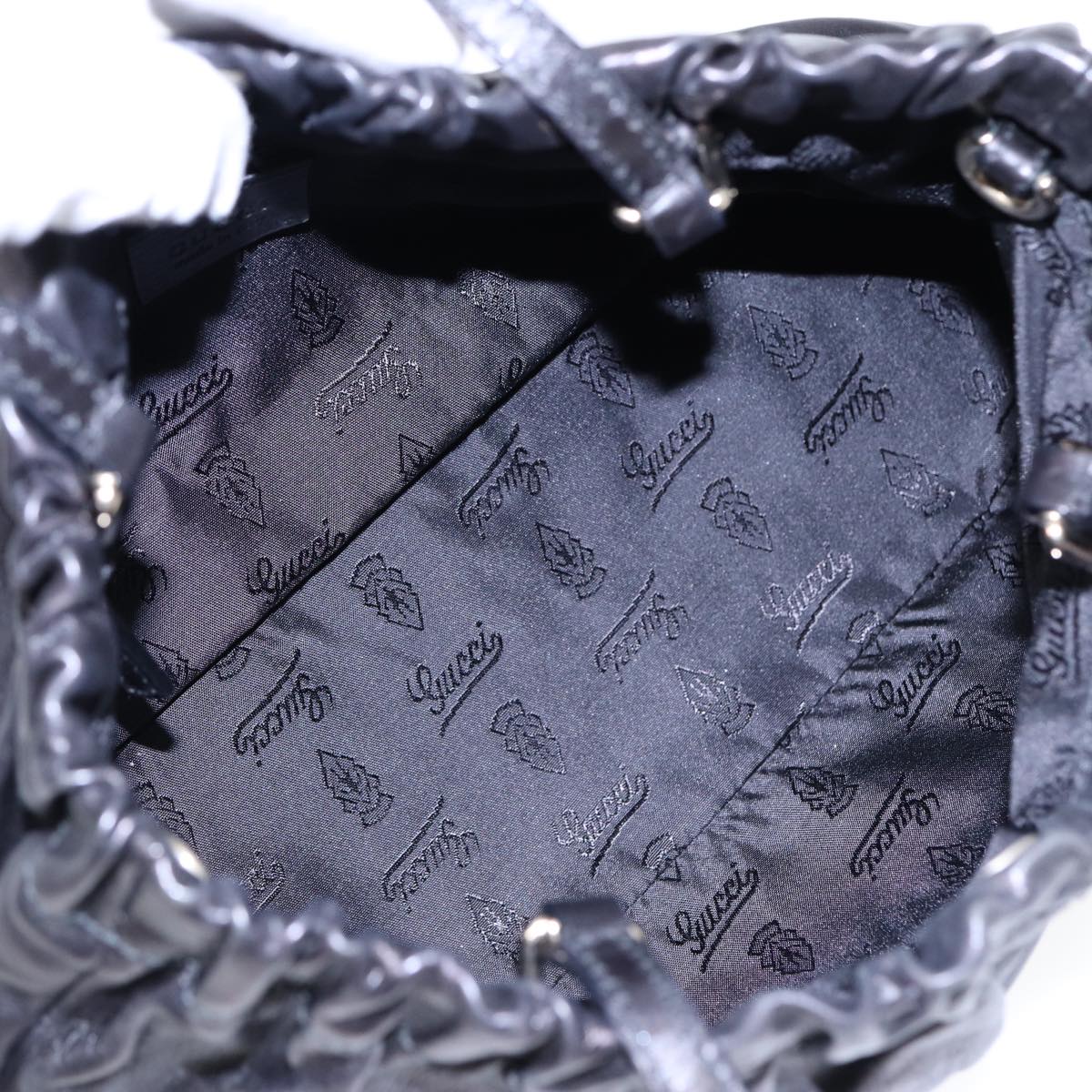 Gucci Black Leather Handbag ()