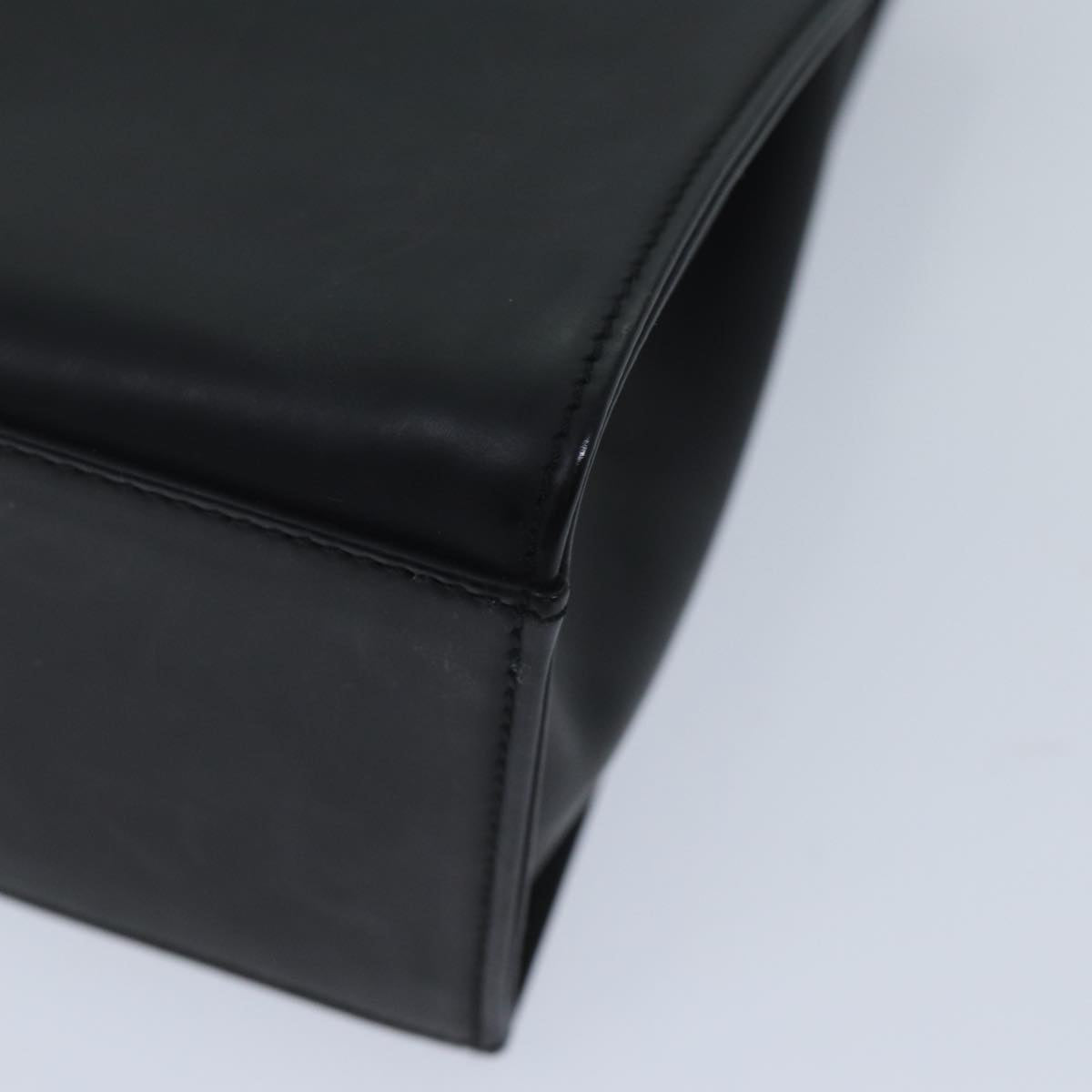 Gucci Bamboo Black Leather Handbag ()