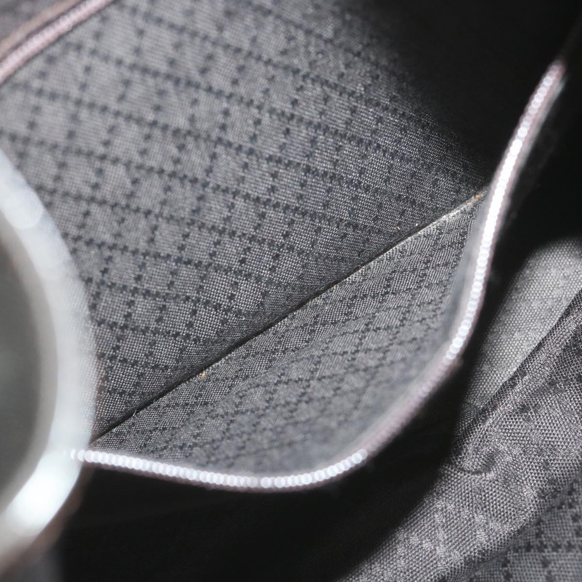 Gucci Bamboo Brown Canvas Shoulder Bag ()