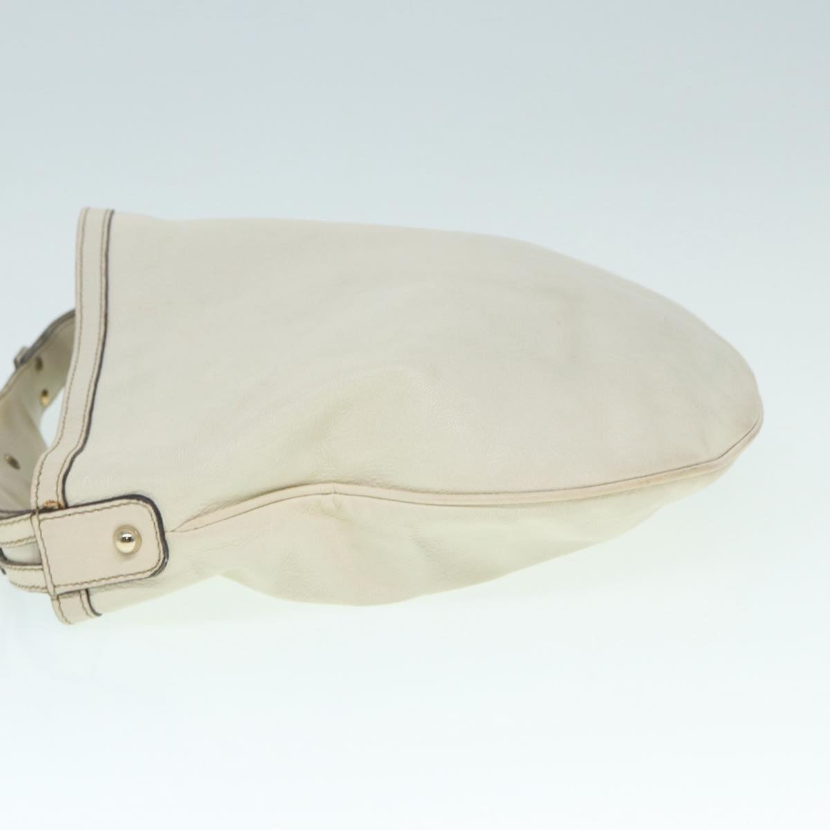 Gucci Hobo Beige Leather Shoulder Bag ()
