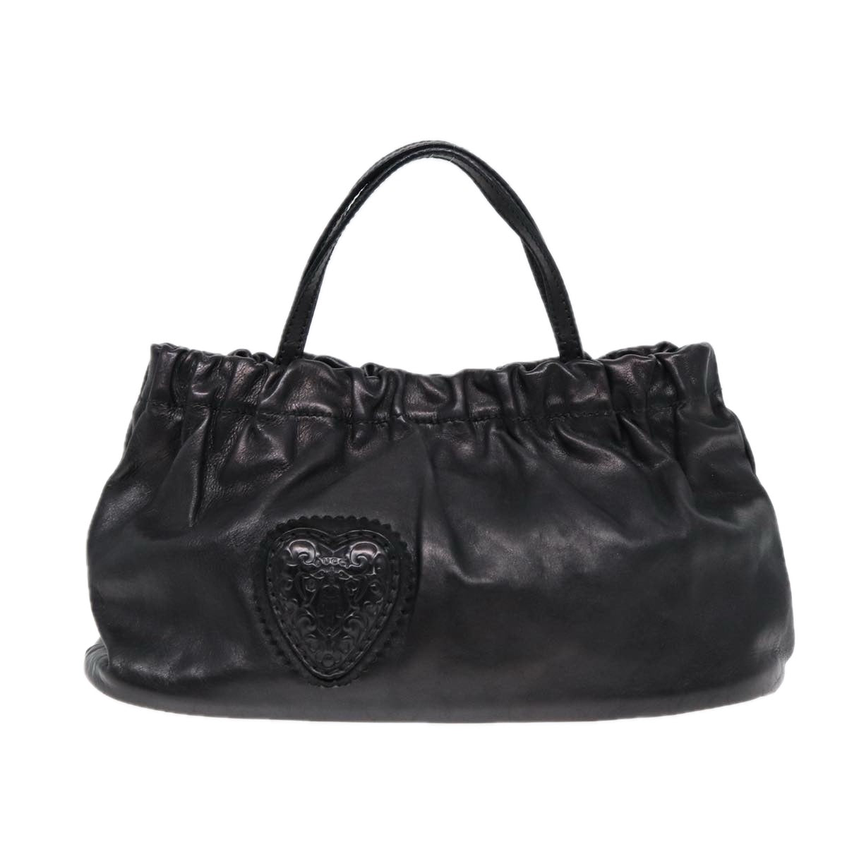 Gucci Black Leather Handbag ()