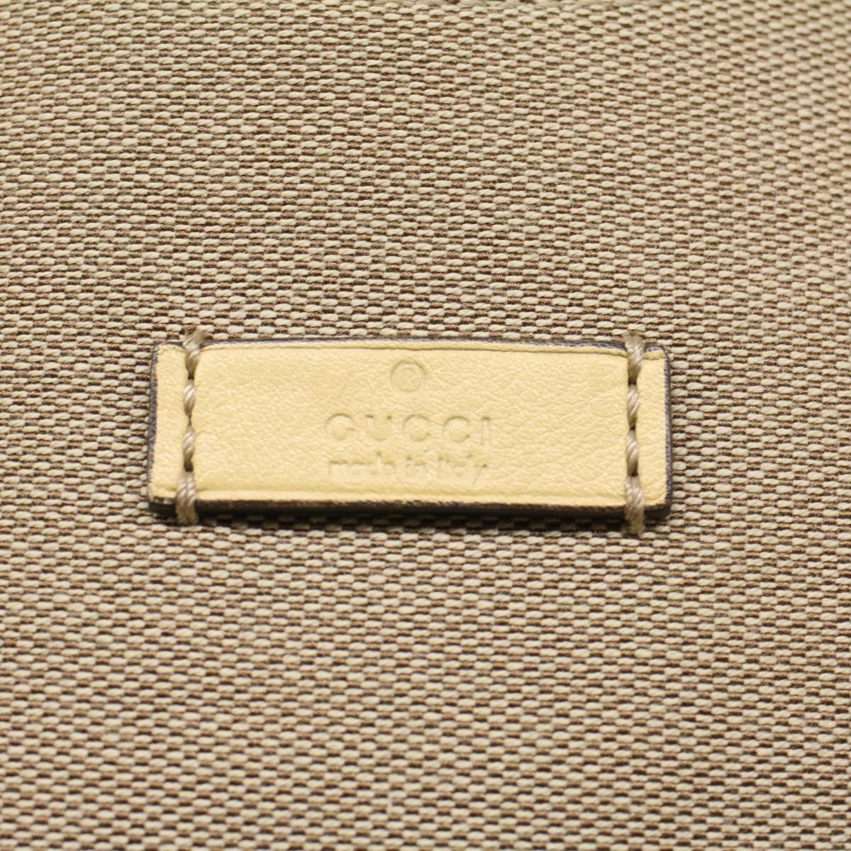 Gucci Hobo Grey Canvas Shoulder Bag ()