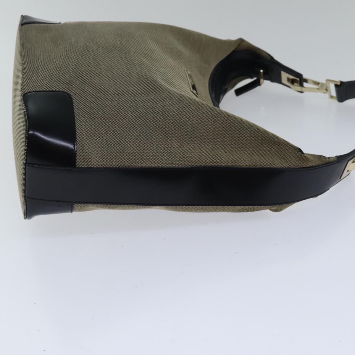 Gucci Jackie Beige Canvas Shoulder Bag ()