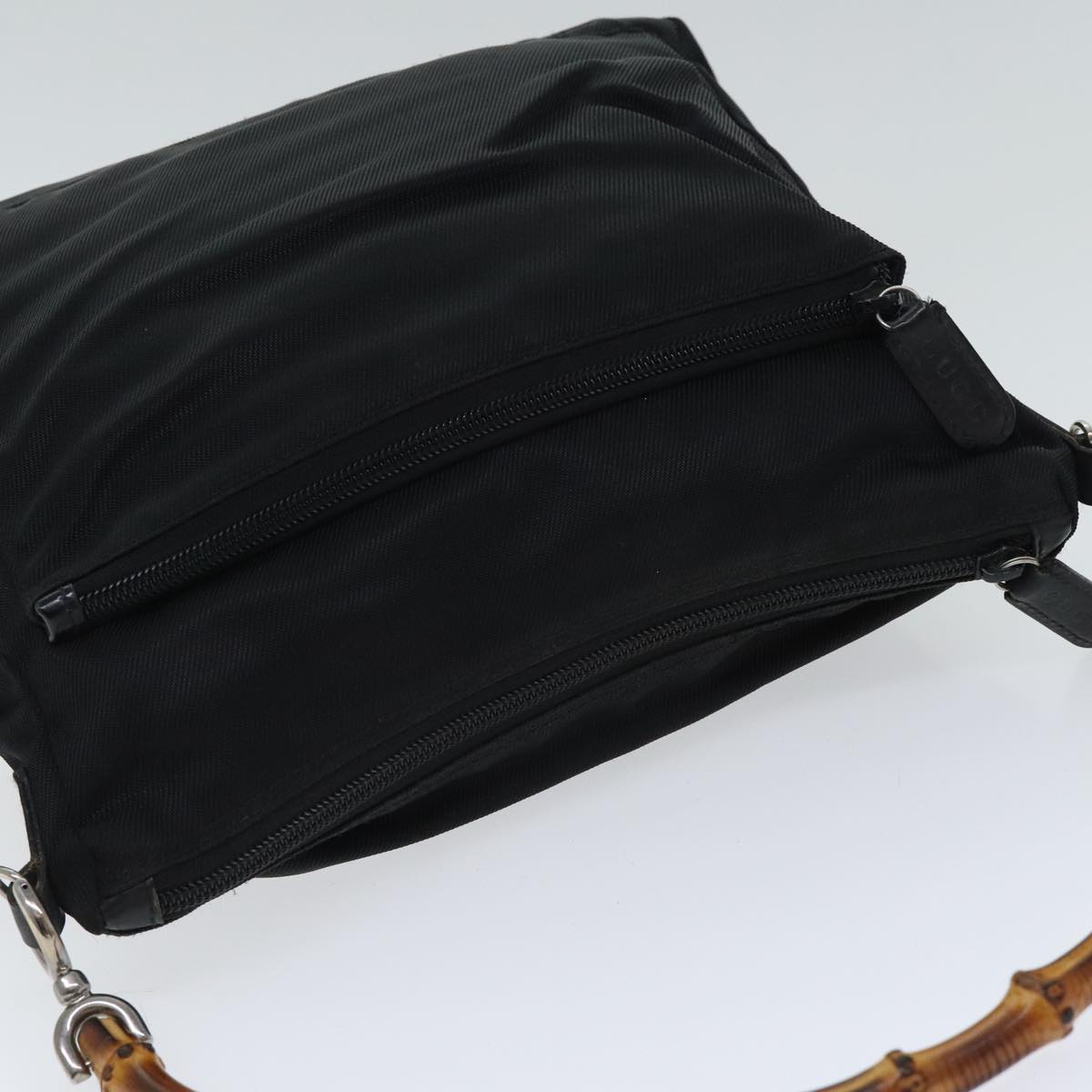 Gucci Bamboo Black Synthetic Handbag ()