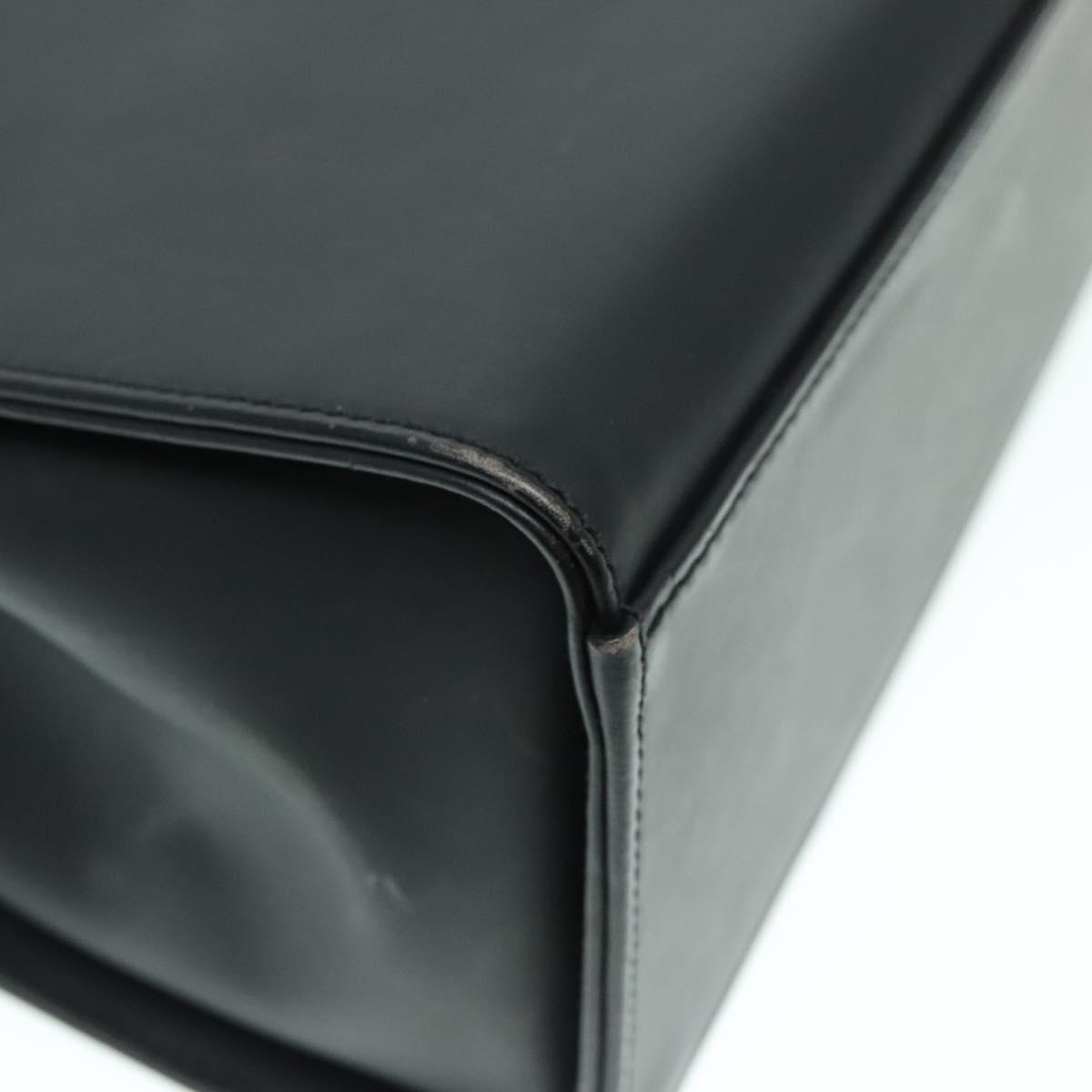 Gucci Bamboo Black Leather Handbag ()