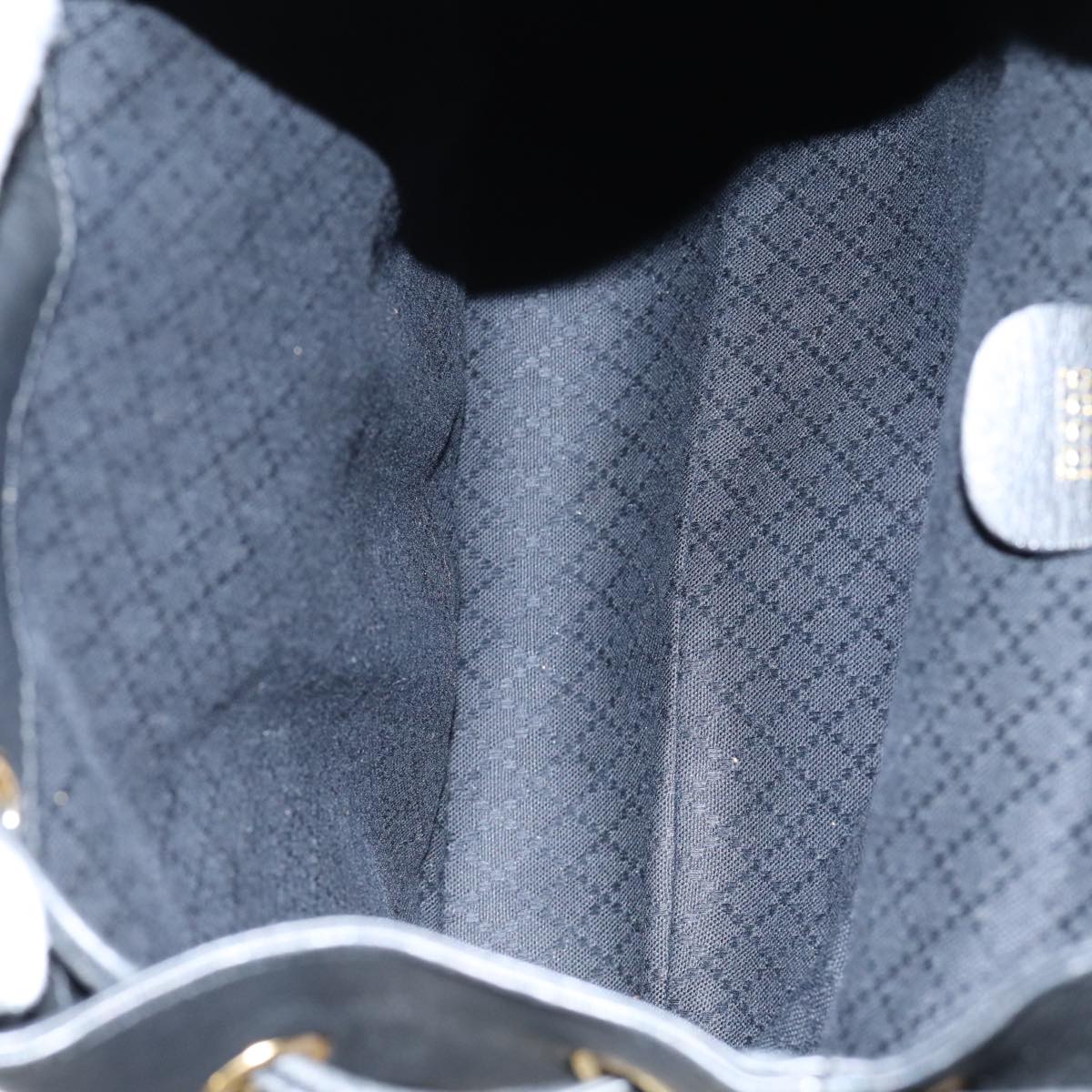 Gucci Bamboo Black Leather Backpack Bag ()