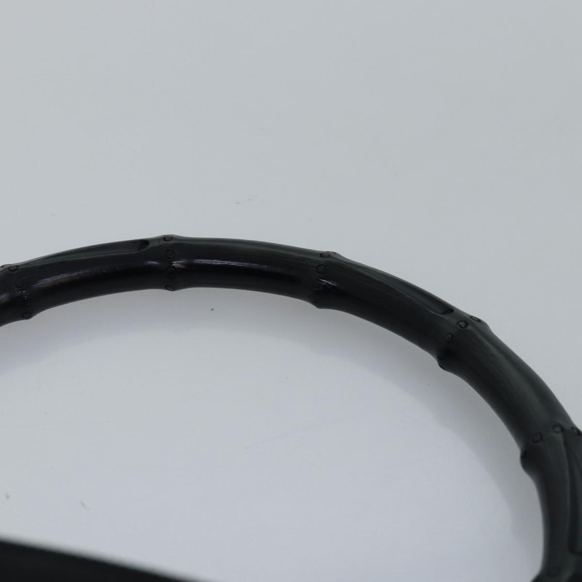 Gucci Bamboo Black Synthetic Shoulder Bag ()