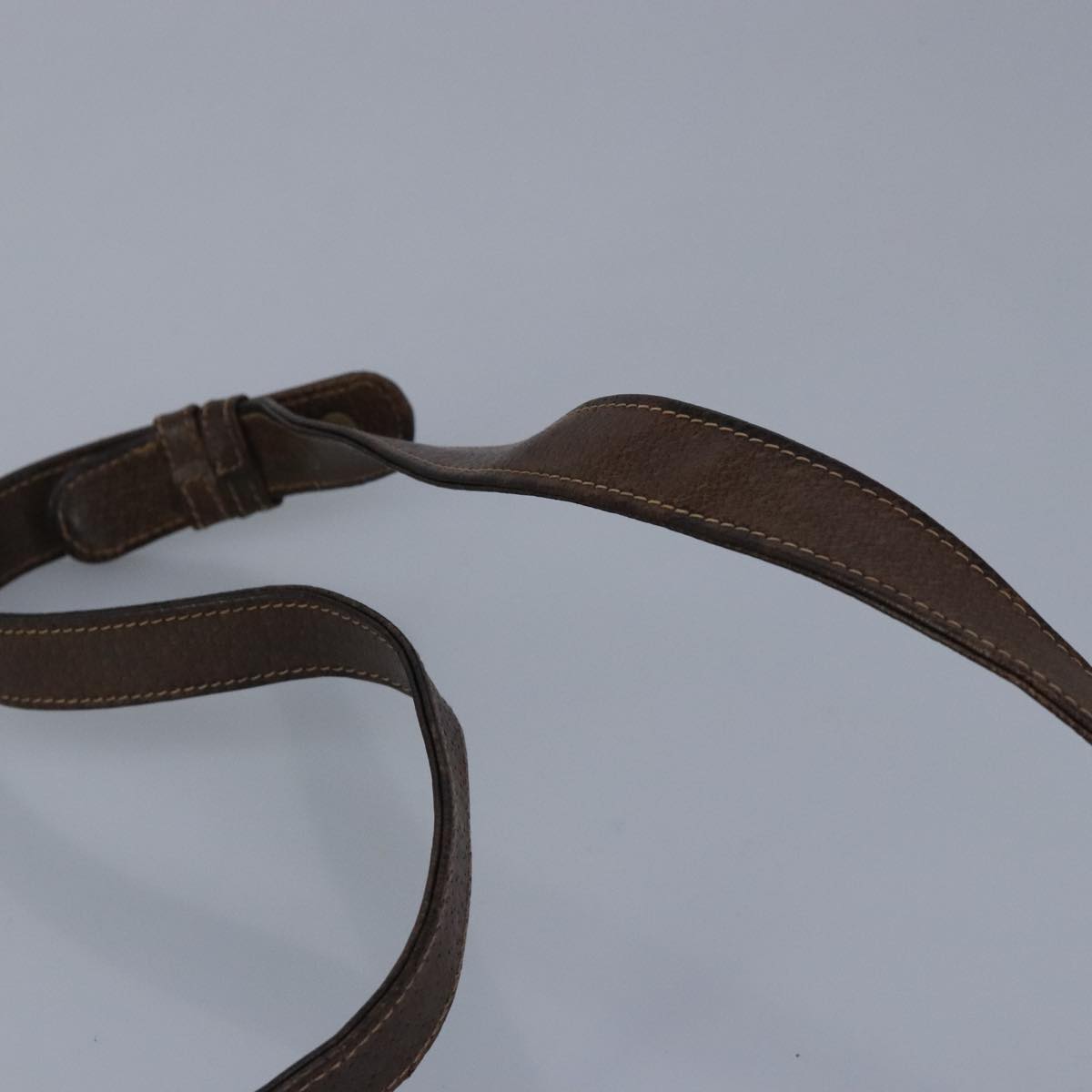 Gucci Horsebit Beige Canvas Shoulder Bag ()