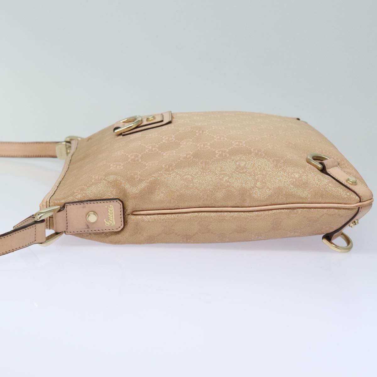 Gucci Gg Canvas Pink Canvas Shoulder Bag ()