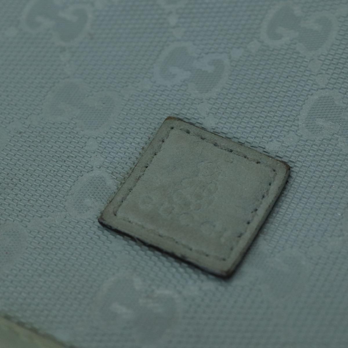 Gucci Gg Canvas Blue Canvas Shoulder Bag ()