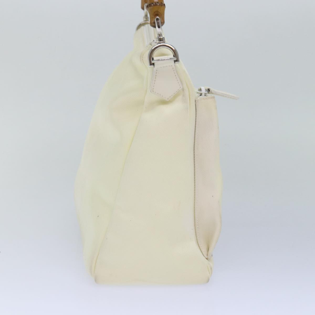 Gucci Bamboo White Synthetic Shoulder Bag ()