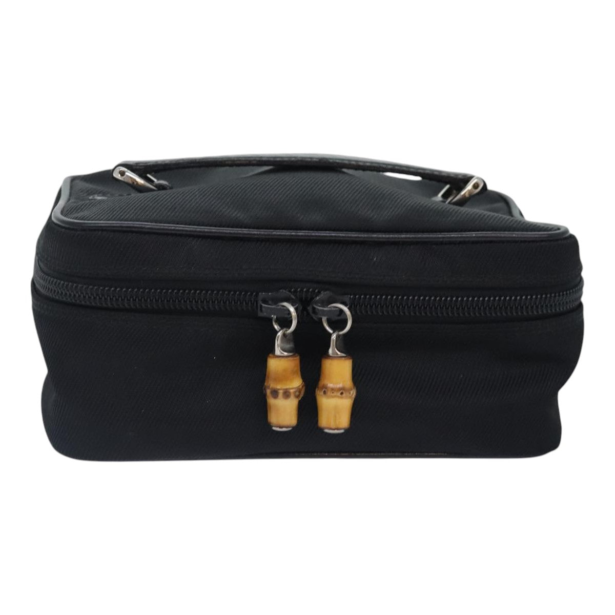 Gucci Bamboo Black Canvas Clutch Bag ()