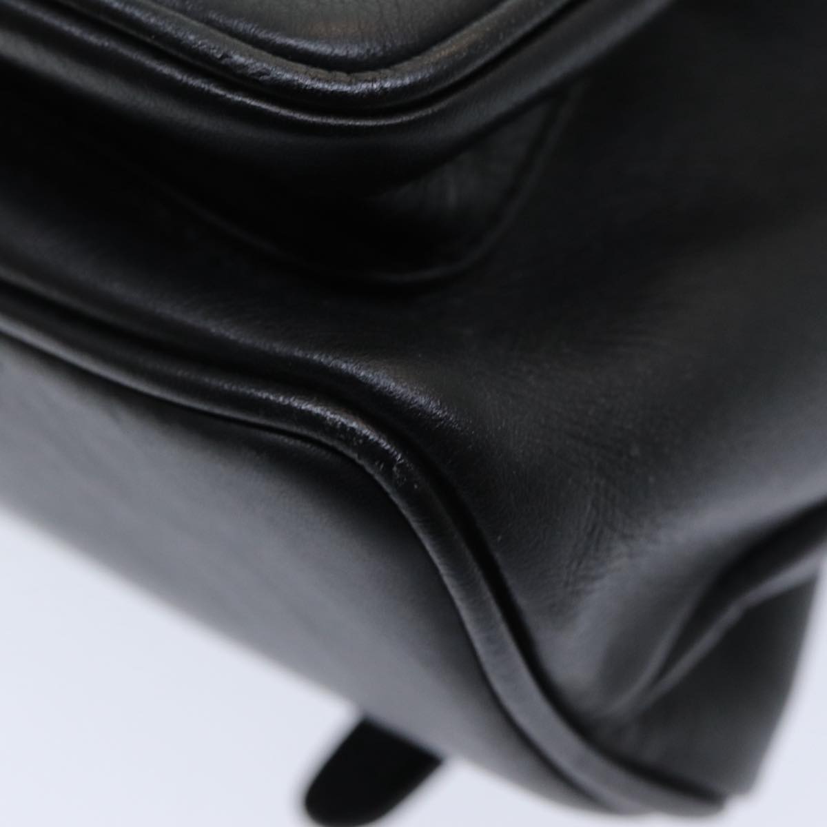 Gucci Bamboo Black Leather Backpack Bag ()