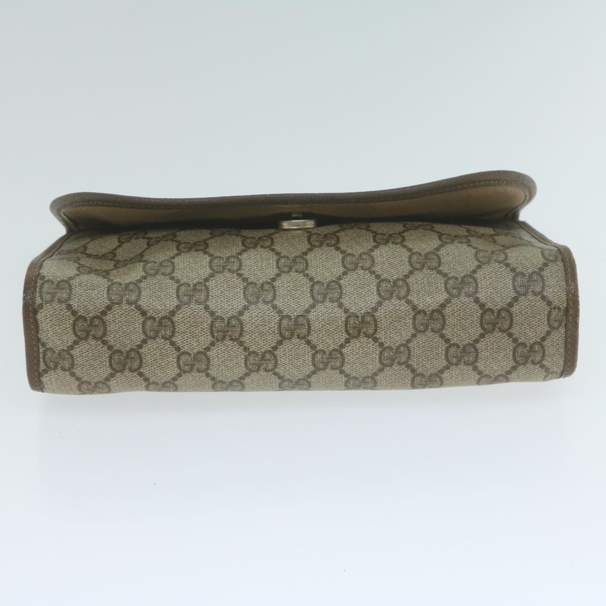 Gucci Ophidia Beige Canvas Clutch Bag ()