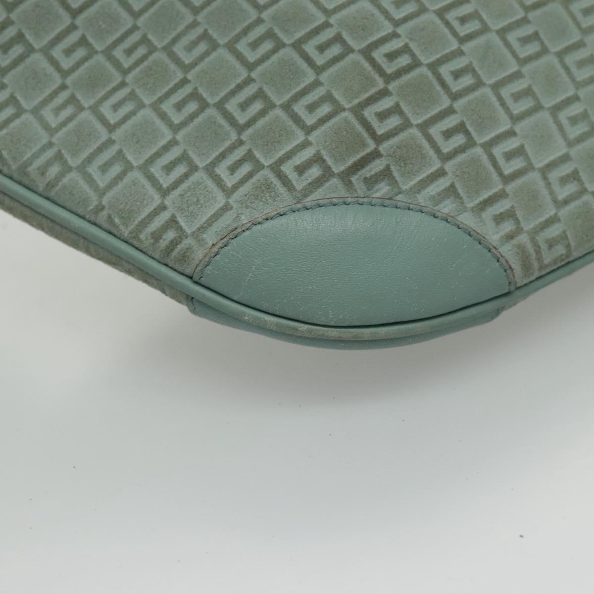 Gucci Hobo Blue Suede Shoulder Bag ()