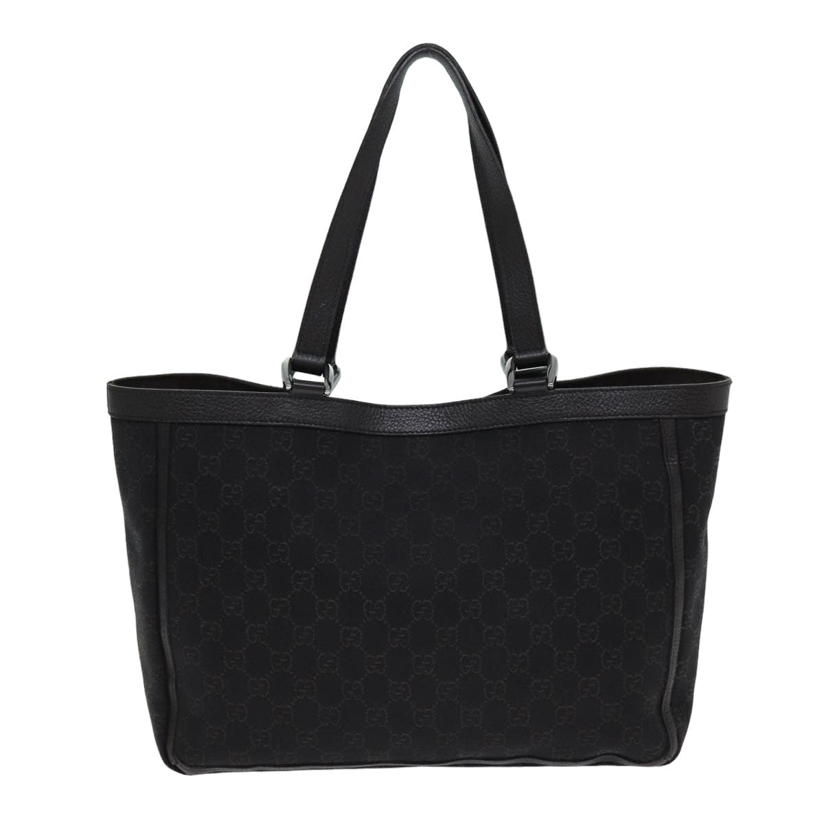 Gucci Abbey Brown Canvas Tote Bag ()