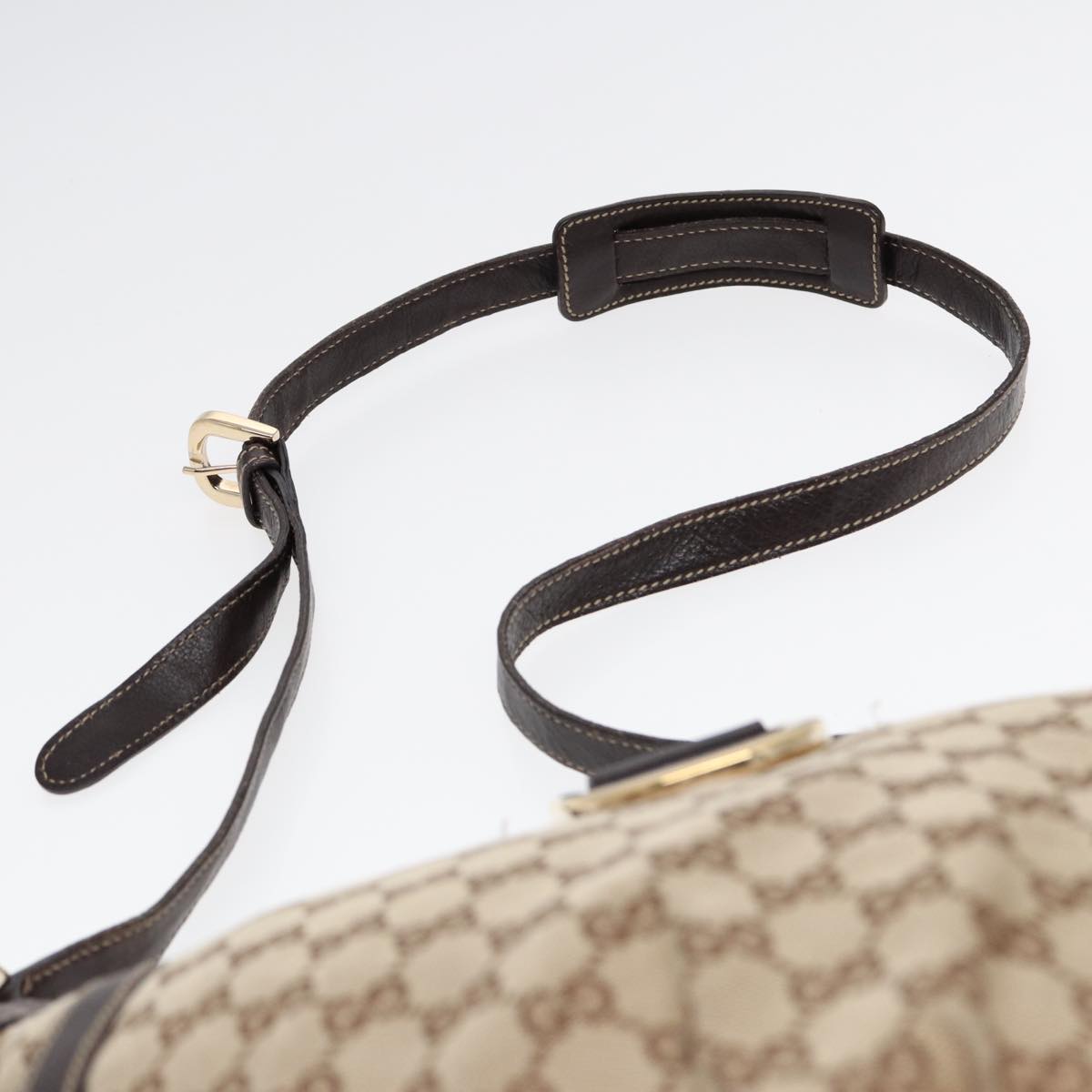 Gucci Abbey Brown Canvas Shoulder Bag ()