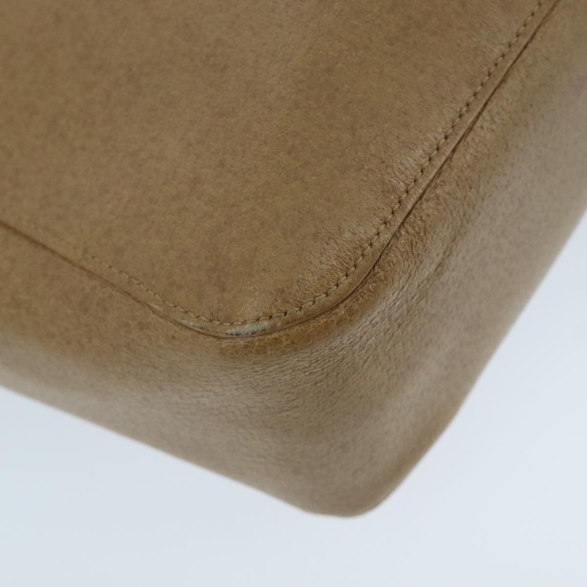 Gucci Bamboo Beige Leather Handbag ()