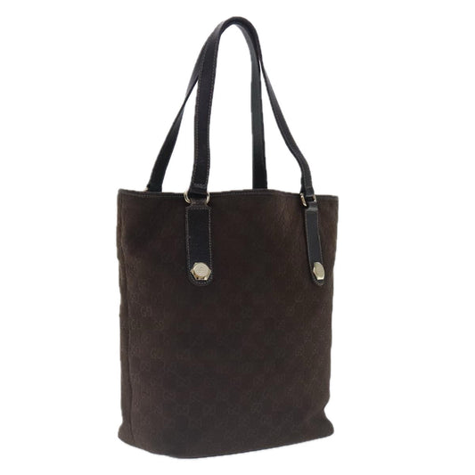 Gucci Brown Suede Tote Bag ()