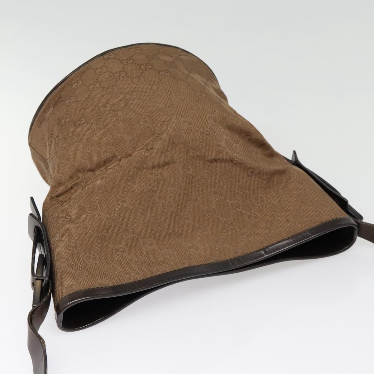 Gucci Brown Canvas Shoulder Bag ()