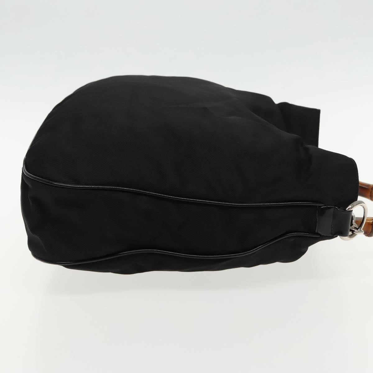 Gucci Bamboo Black Synthetic Handbag ()